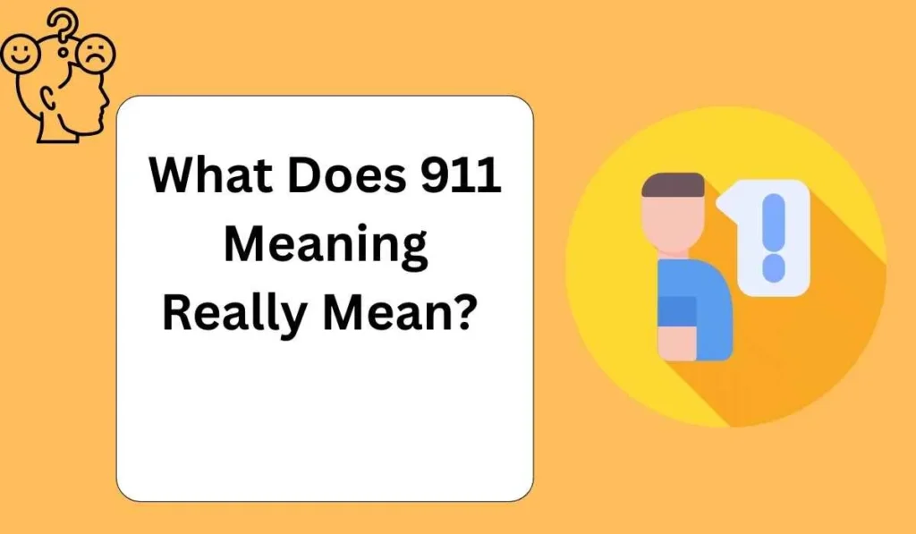 What Does 911 Meaning Really Mean? 