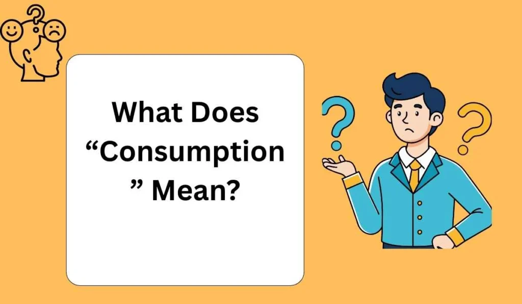 What Does “Consumption” Mean?