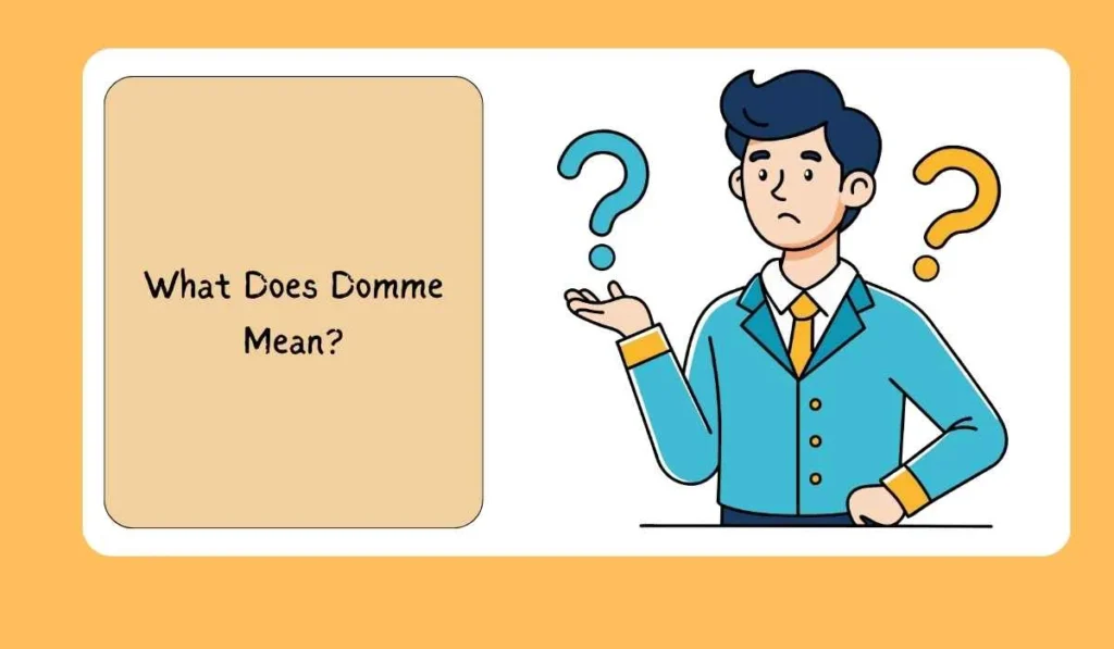 what-does-domme-mean