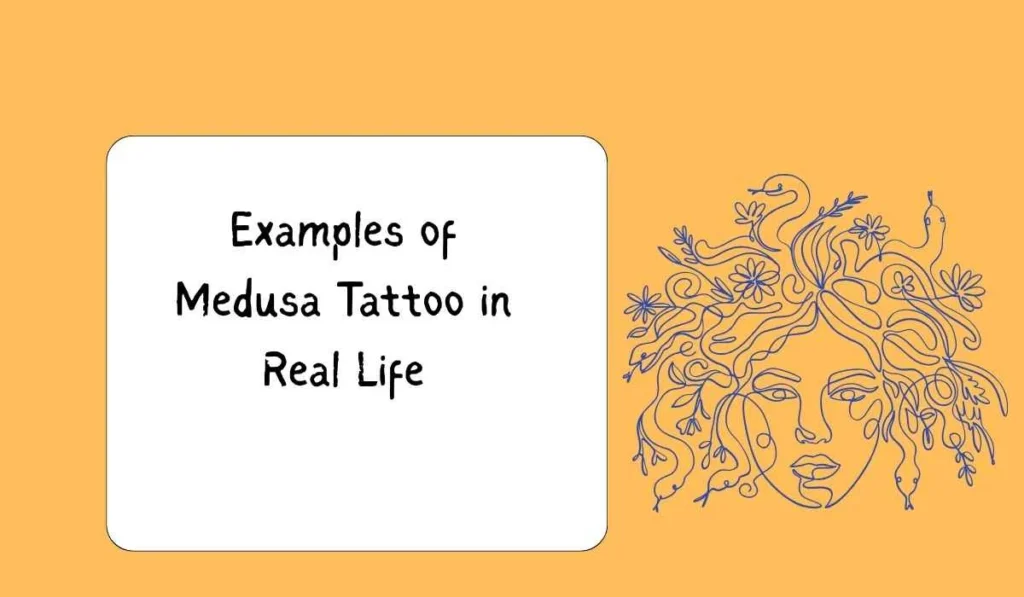Examples of Medusa Tattoo in Real Life