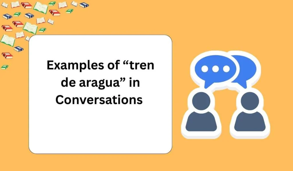 Examples of “tren de aragua” in Conversations