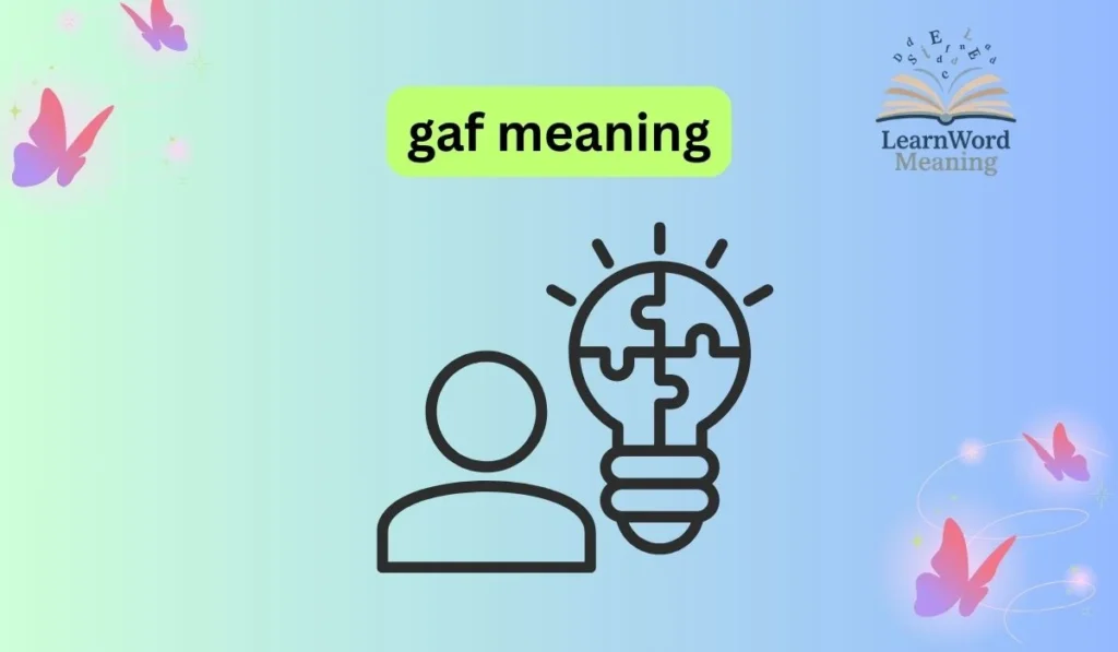 gaf meaning