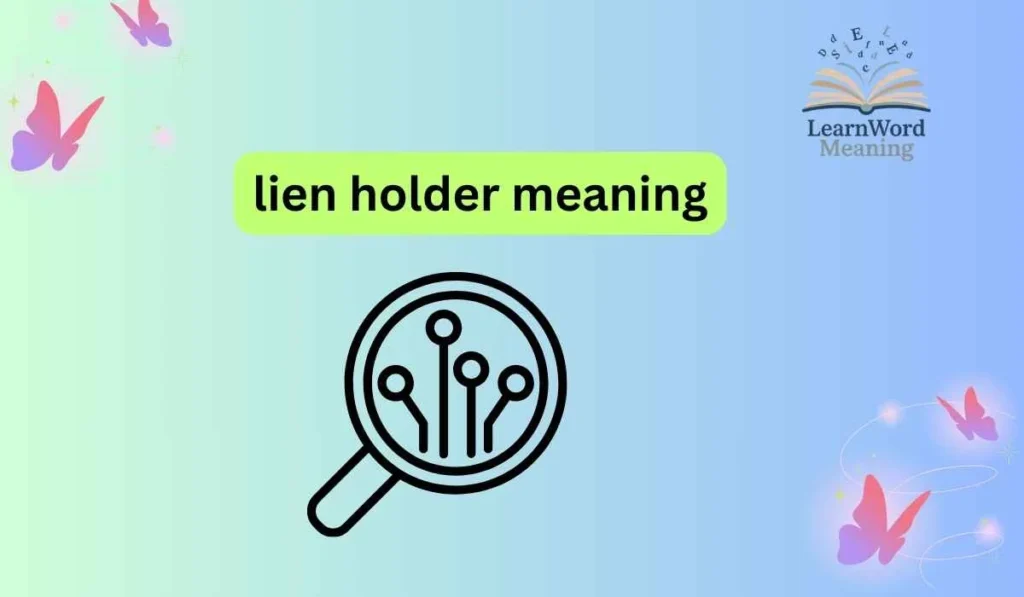 lien holder meaning