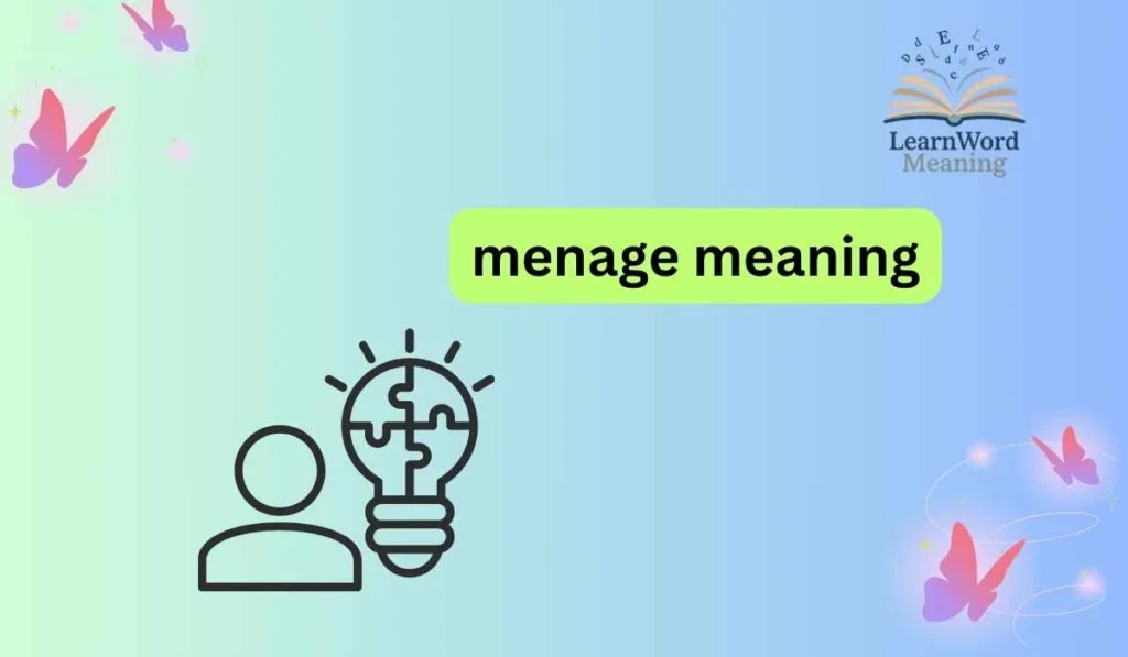 menage meaning
