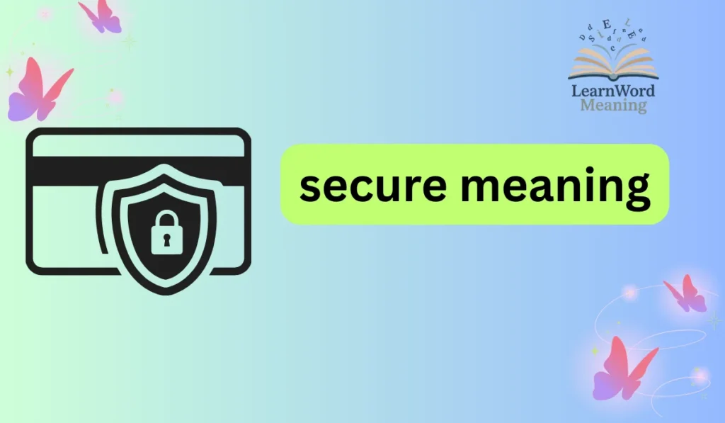 secure meaning