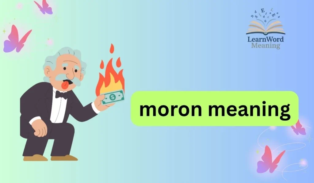 moron meaning