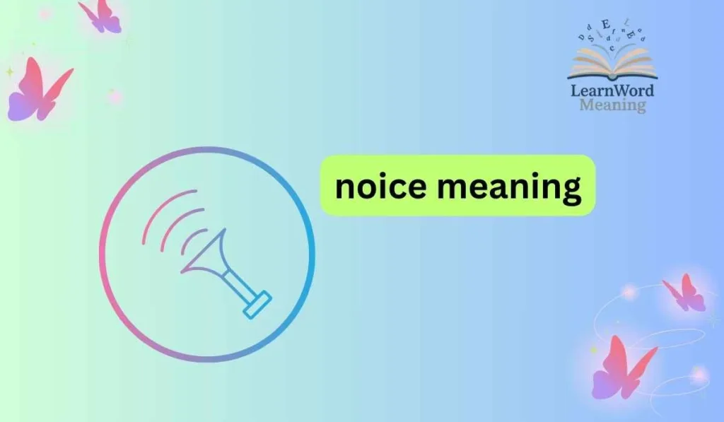 noice meaning