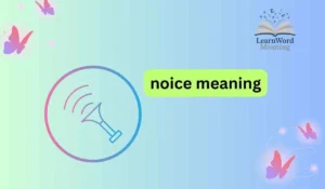 noice meaning