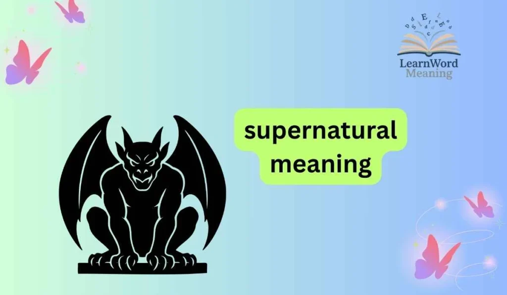 supernatural meaning