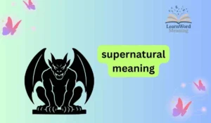 supernatural meaning