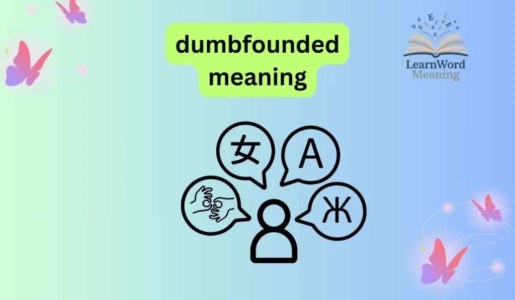 dumbfounded meaning