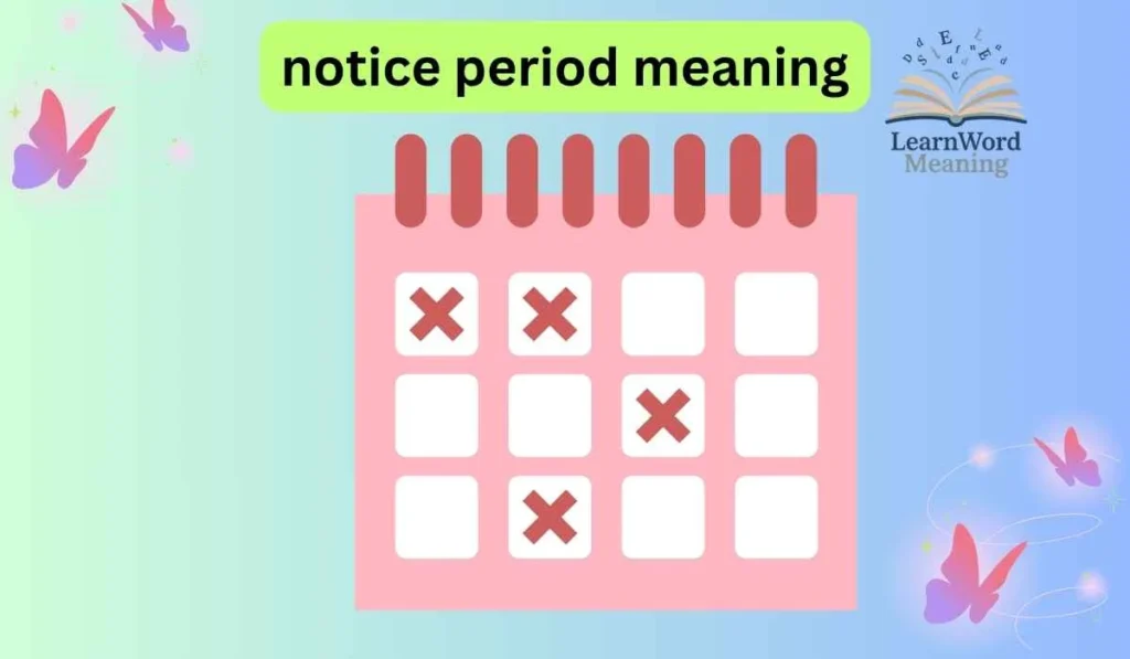notice period meaning