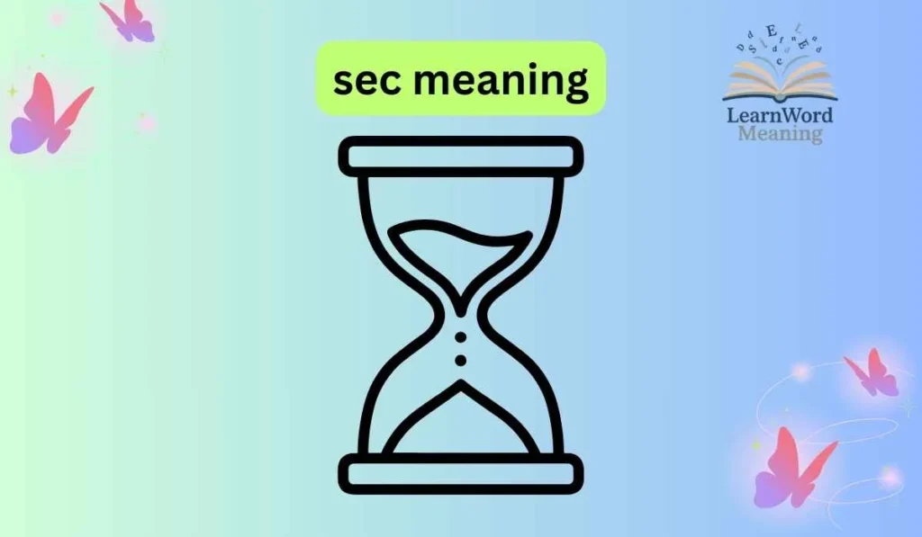 sec meaning