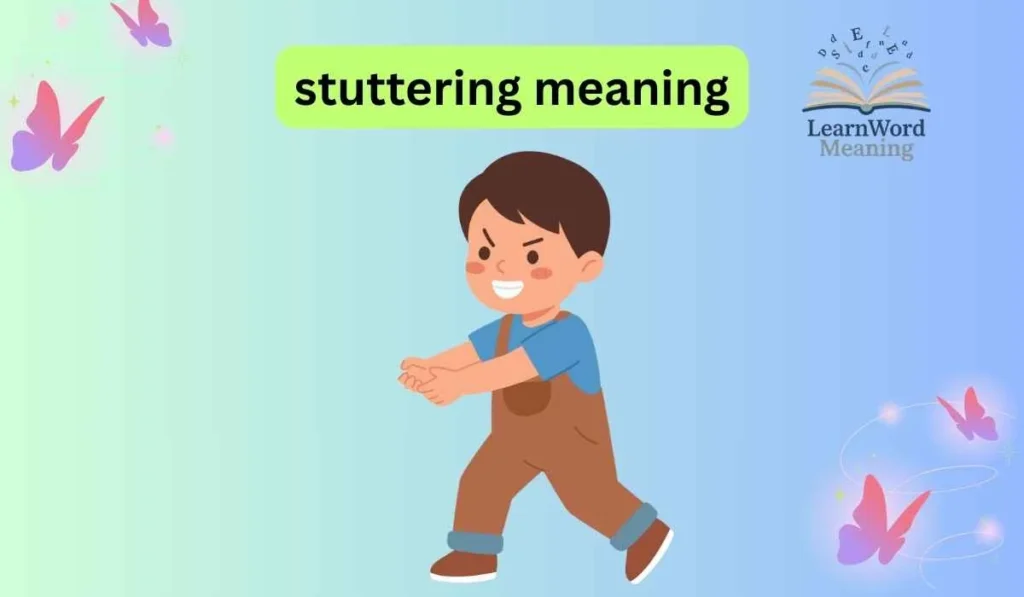 stuttering meaning